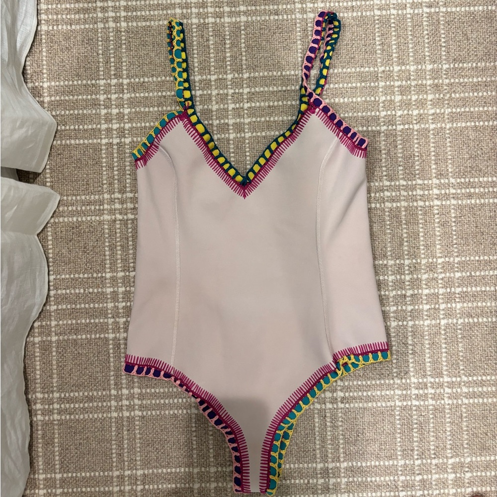 KIINI Colorful Trim One-Piece Swimsuit